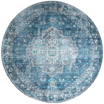 Rug Nora Petrol Round ø120 cm