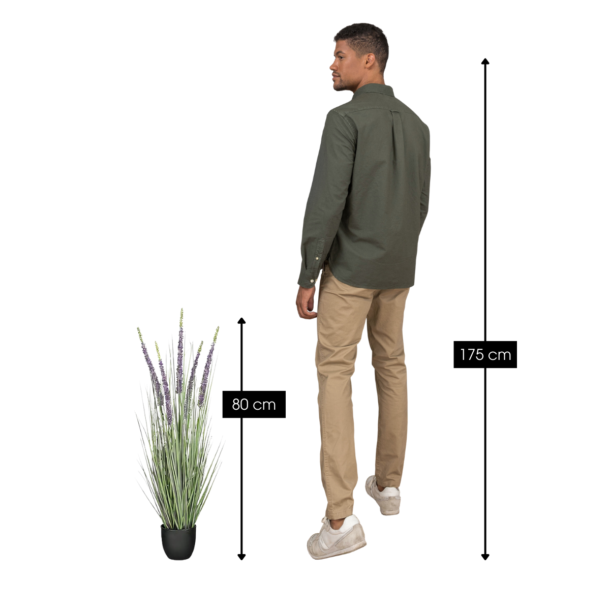 Artificial Plant Ornamental Grass Purple