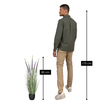 Artificial Plant Ornamental Grass Purple