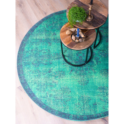 Rug Yves Round Green ø120 cm