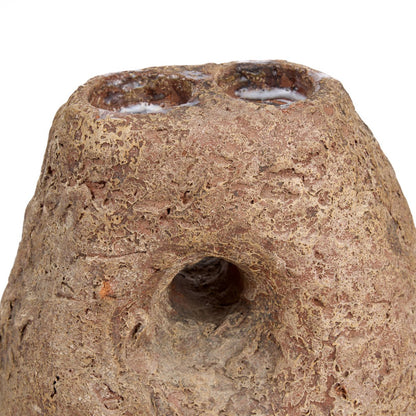 The Terra Totem Candle Holder - Brown