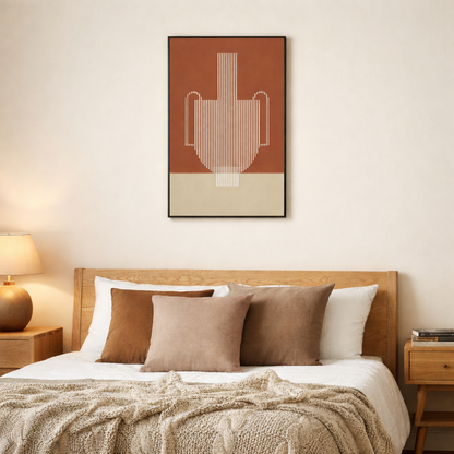 Wall decoration Dark brown