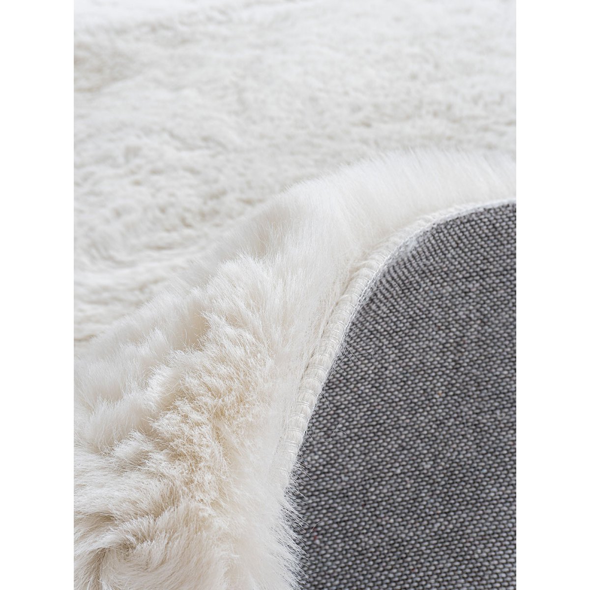 Rug Morbido Beige 2212 - pebble -shaped 160 x 230 cm