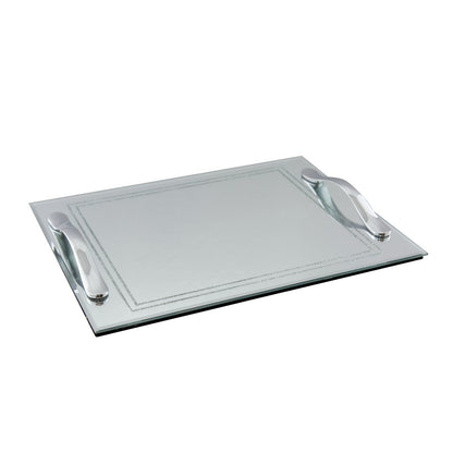 RECT TRAY WITH HANDLES 40X30CM SMART