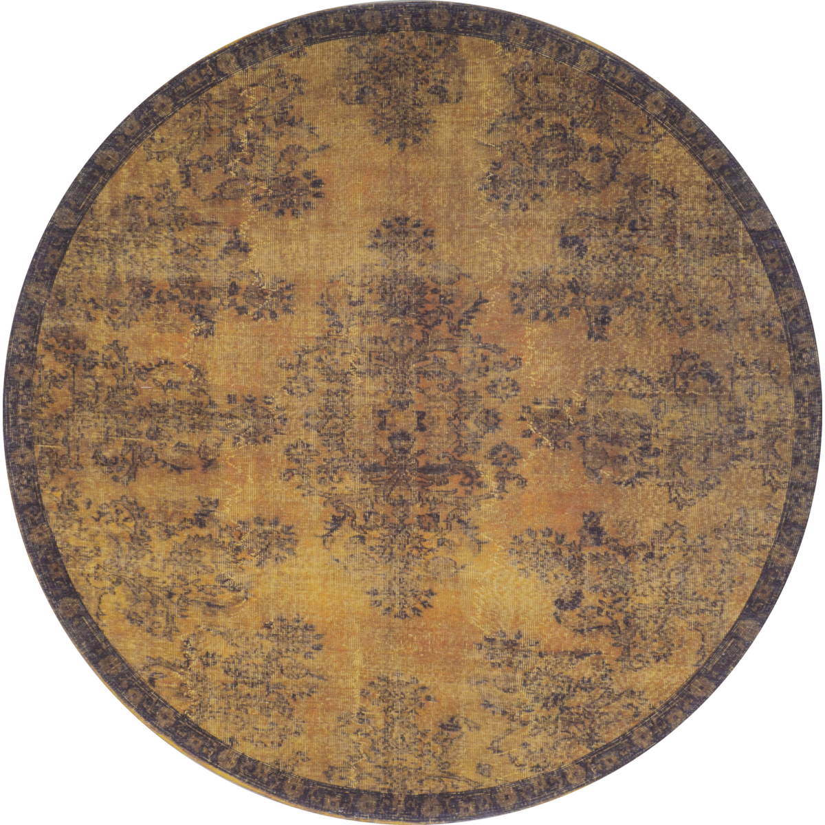 Rug Yves Round Ocher ø120 cm