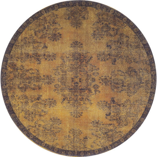 Rug Yves Round Ocher ø120 cm