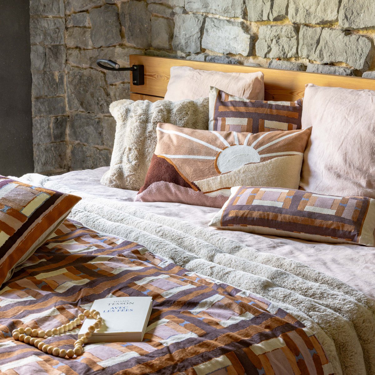 Natural Astrid cushion 45 x 45