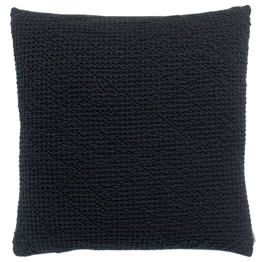 Recycled cushion Maia Caviar 45 x 45