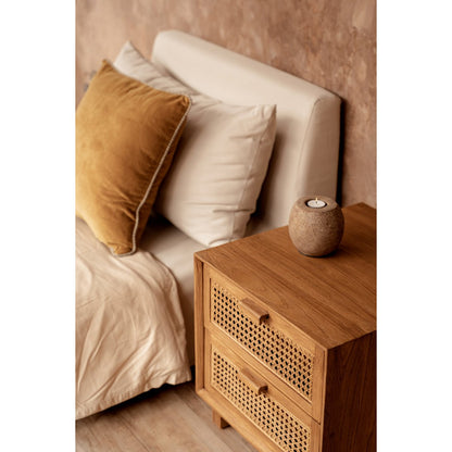 The Velvet Crush Cushion Cover - Mustard - 50x50