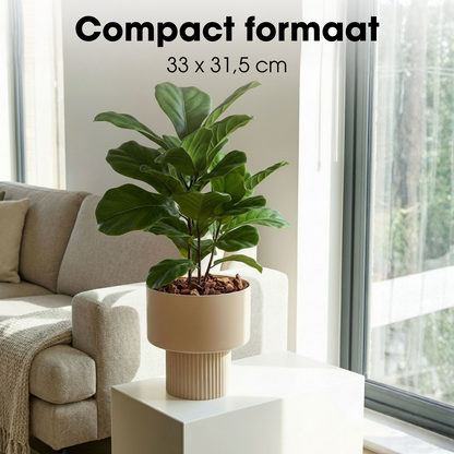 Flowerpot inside Lux Light brown