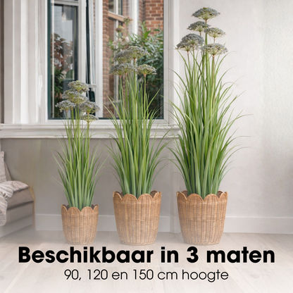 Artificial Plant Ornamental Grass Purple