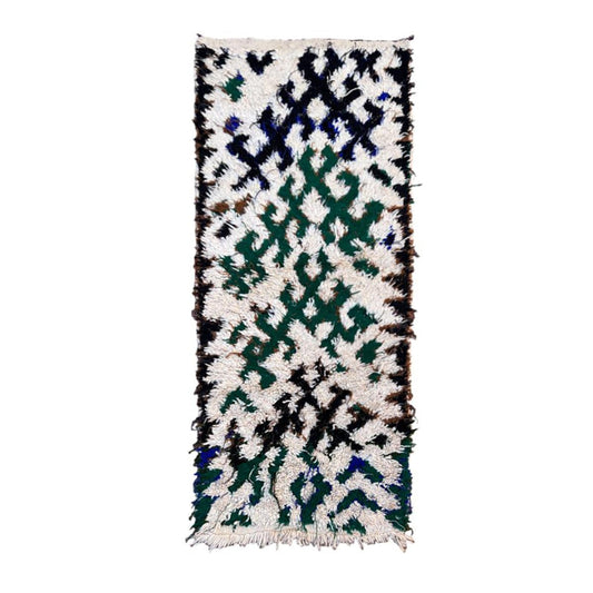 Pure wool Moroccan Berber rug 70 x 171 cm SOLD