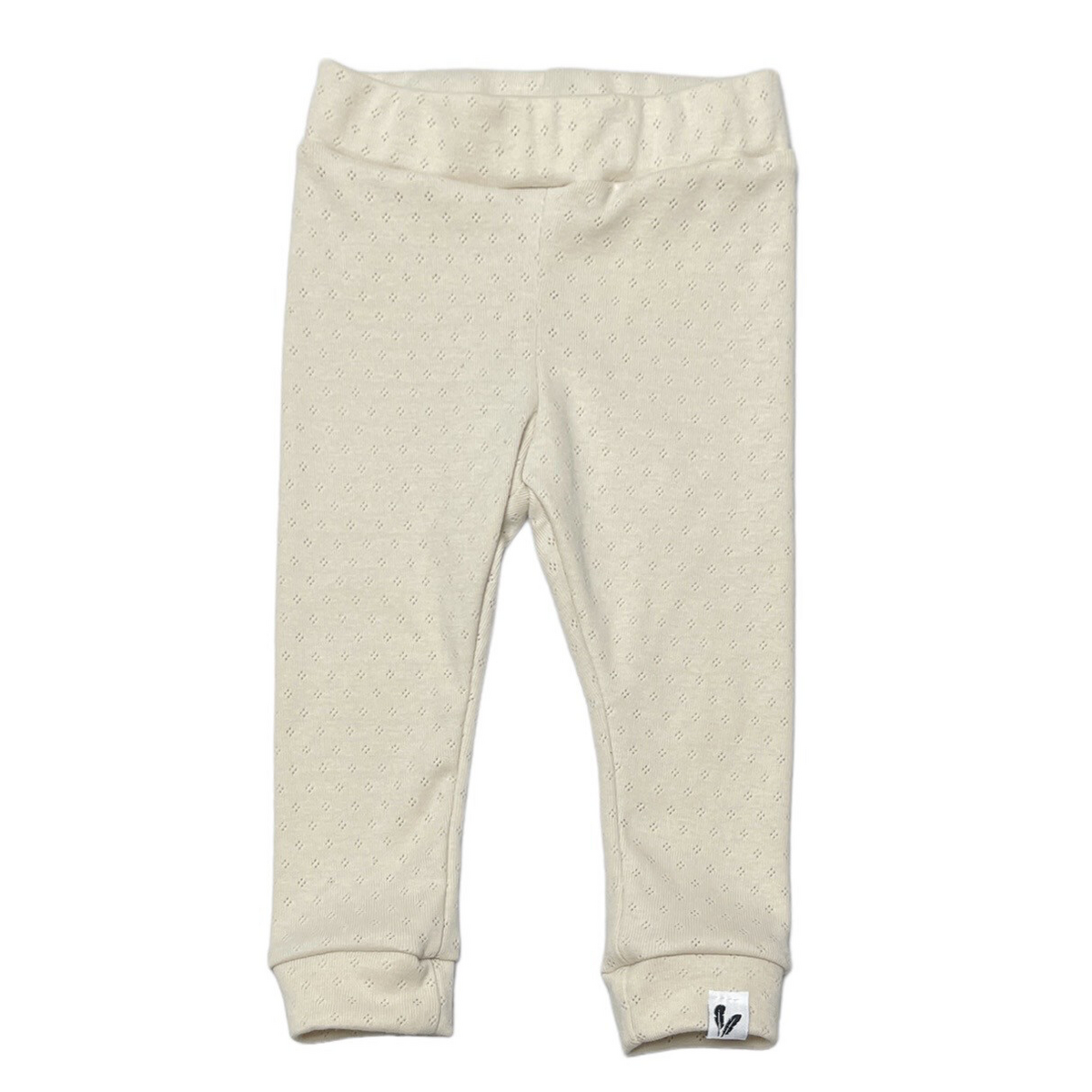 Pants pointelle natural beige