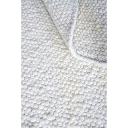 Rug STONE White - pebble -shaped 200 x 280 cm