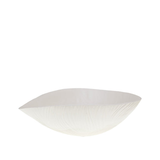 Beige matte bowl 38.5x29x14.5cm