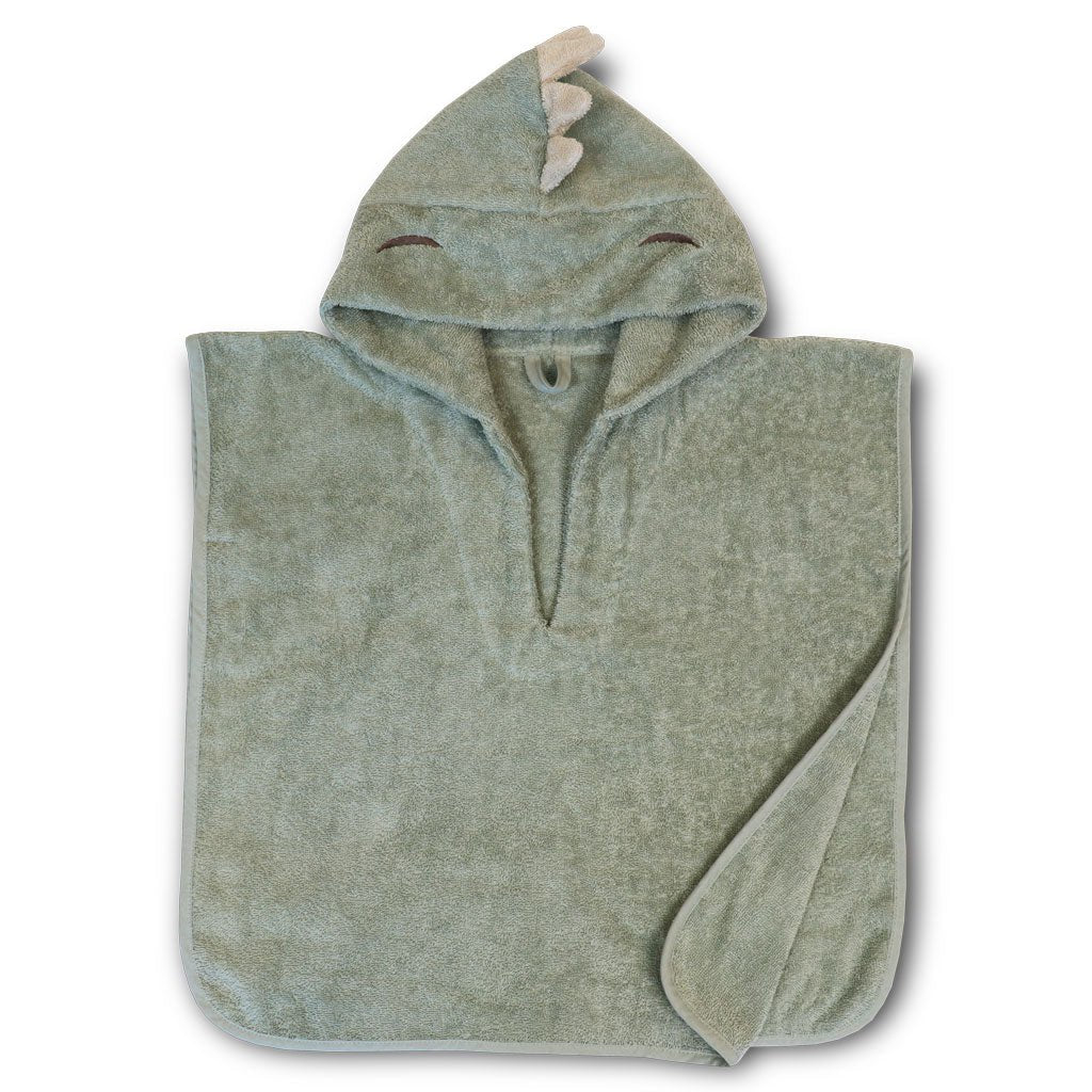 Adelin Poncho- Light green Dino