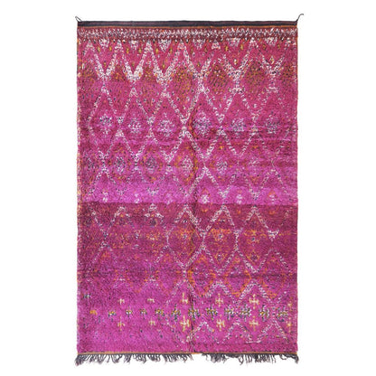 Berber wool rug Beni M'Guild vintage 192 x 294 cm