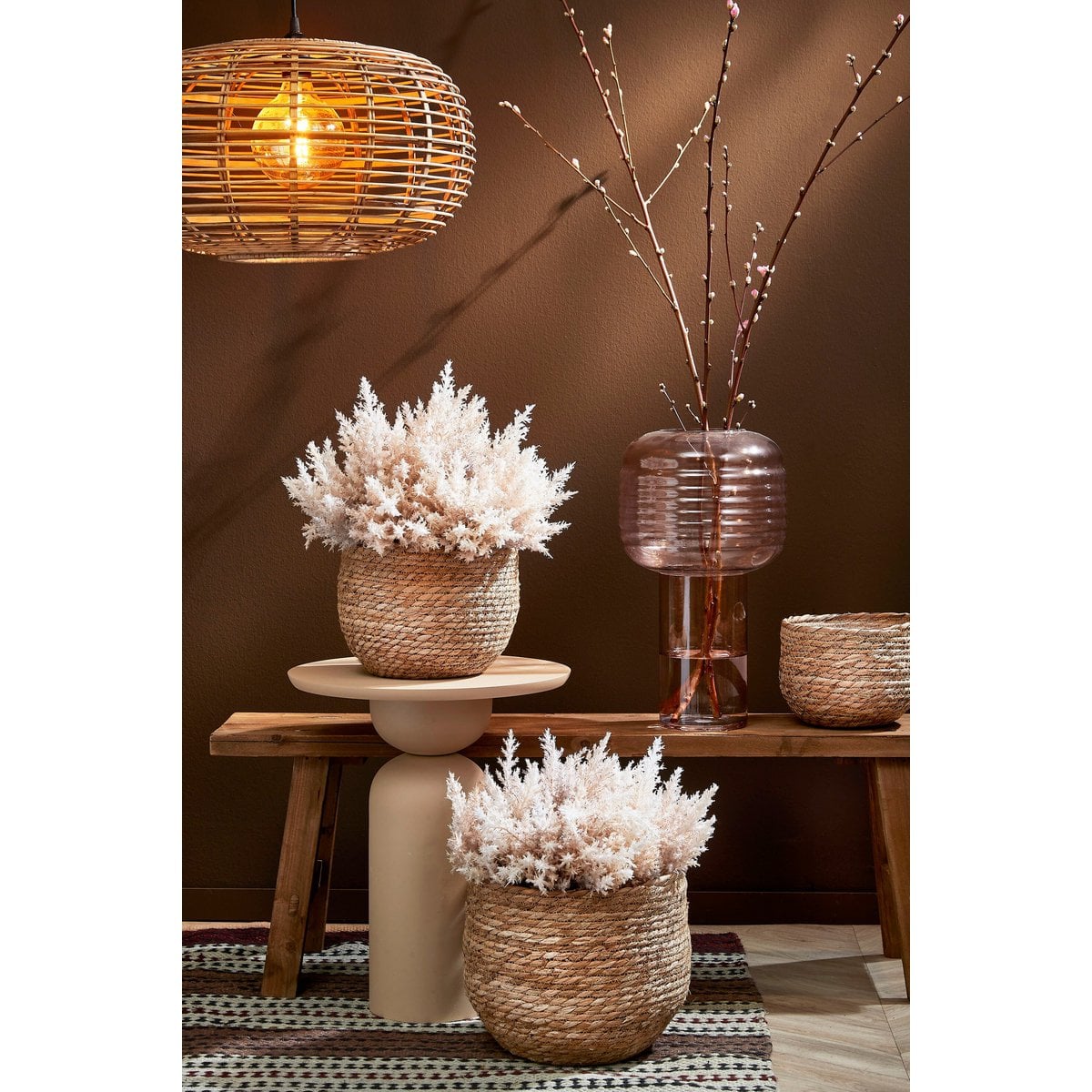 Plant basket Jorck Light brown