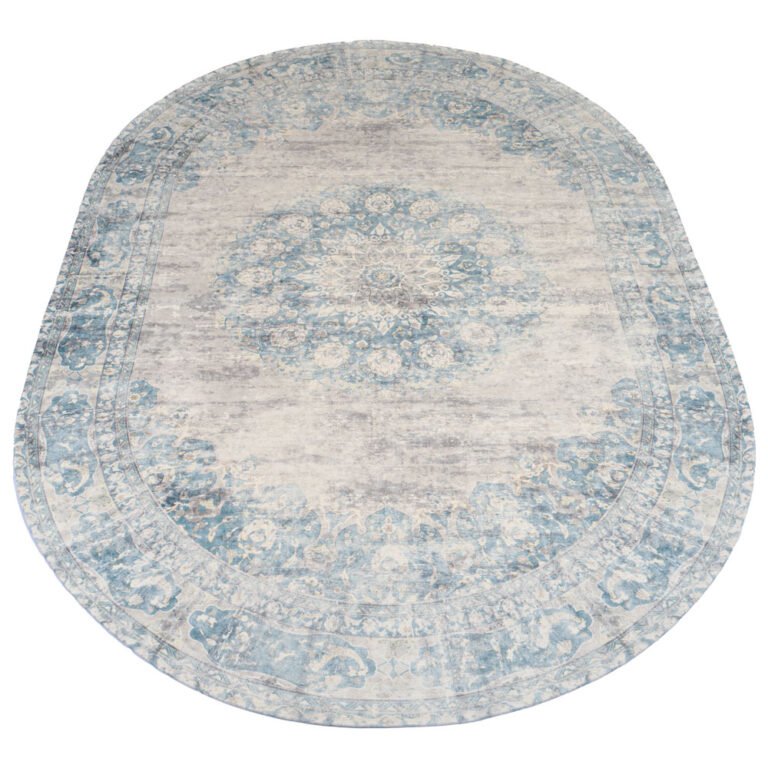 Rug Viola Blue – Oval 160 x 230 cm