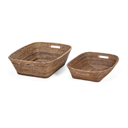 The Hannah Laundry Basket - Natural Brown - M