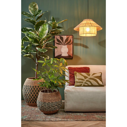 Hanging lamp Elsa Light brown