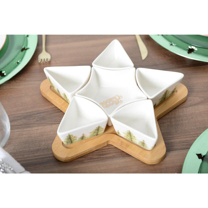 Aperitif set 6 cups - Fir