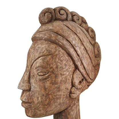 Sculpture African Lady, H.49 cm