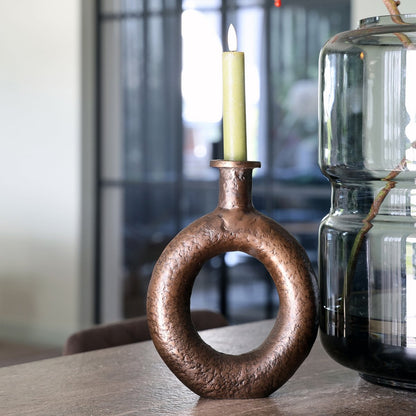 Candle holder - Rocha bronze