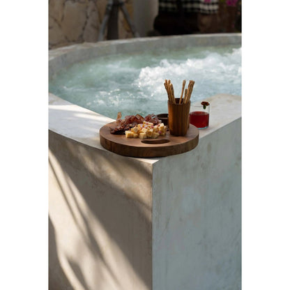 The Teak Root Tray - Natural - M