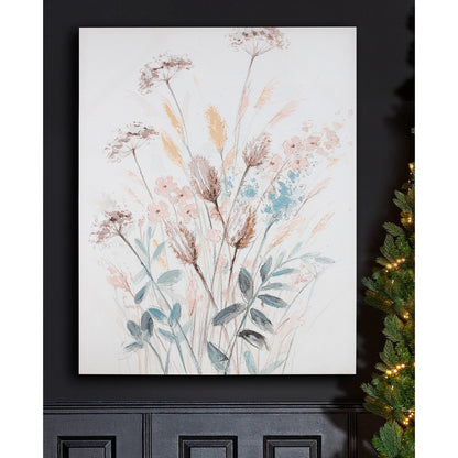 Picture rectangular wildflower bouquet, height 100 cm