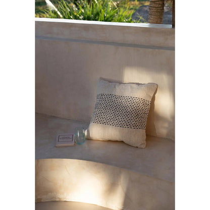 The Misty Cushion Cover - Natural Black