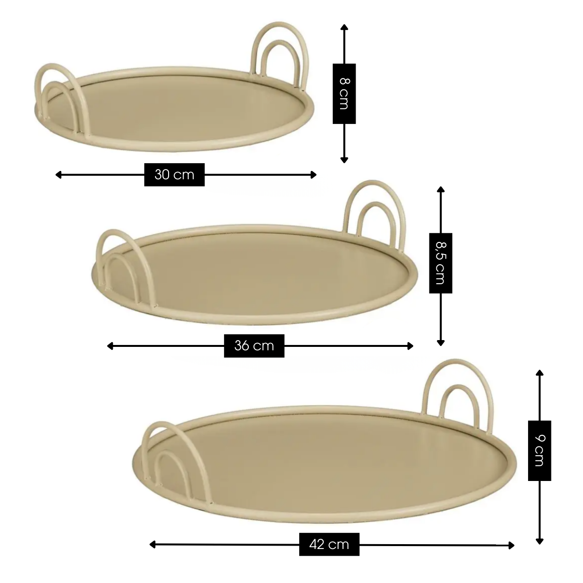 Tray Beige Beige