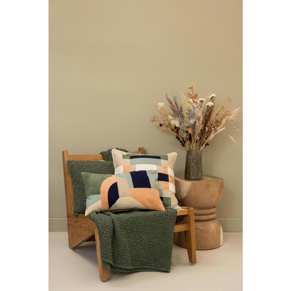 Tana Olive Cushion 40 x 65