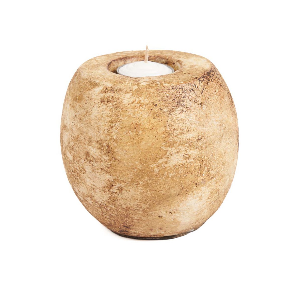 The Cavestone Candle Holder - Cream