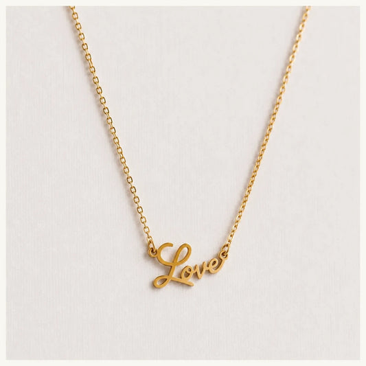 Delicate necklace 'Love'