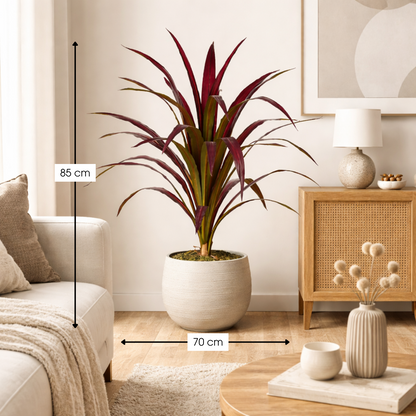Artificial Plant Banana Tree Red