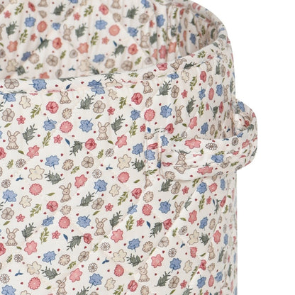 Moe padded storage basket-large-miniflower