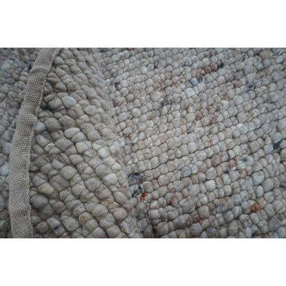 Rug Steve Donker Beige Round Ø160 cm