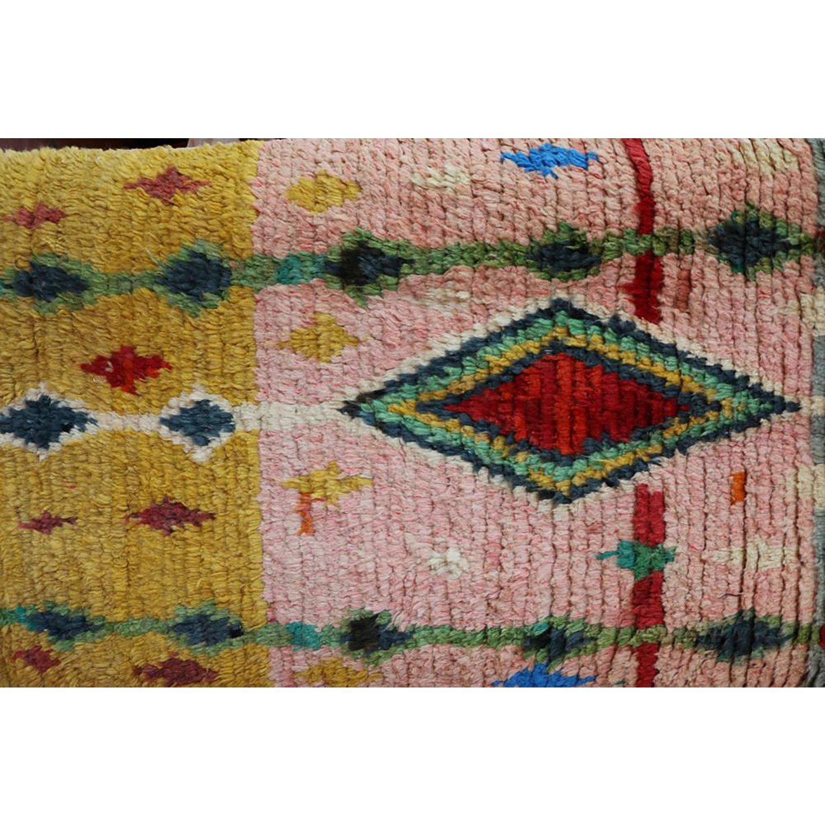 Pure wool Moroccan Berber hallway rug 71 x 339 cm