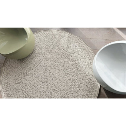 CROCHET round decorative rug