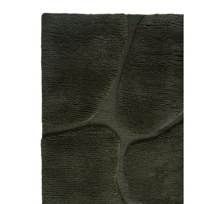 Superior Berber Rug Dark Green - 230 x 330 cm