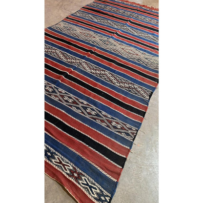 Moroccan Berber rug in wool and cotton 157 x 296 cm