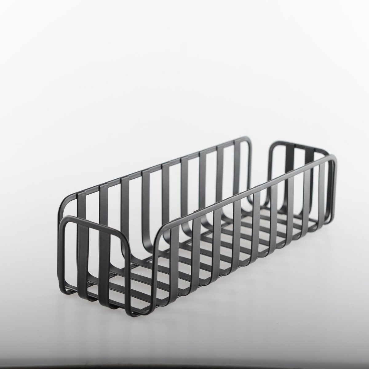 Black iron bread basket