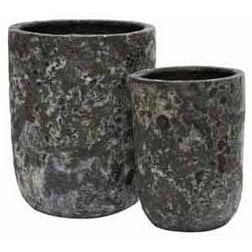 Plant pot - Fuji Relic Jade Set Ø36/26 x H45/35 cm (set of 2 pieces)