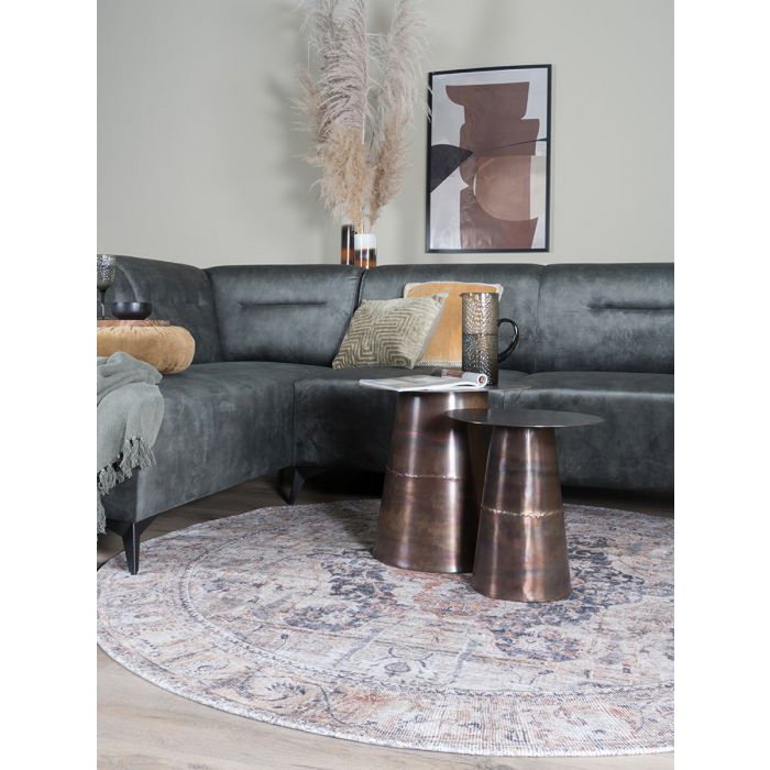 Carpet Mahal Beige 00 Round ø160 cm