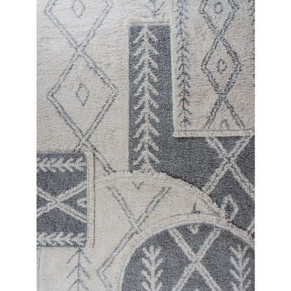 Rug Rabat Gray Round ø120 cm