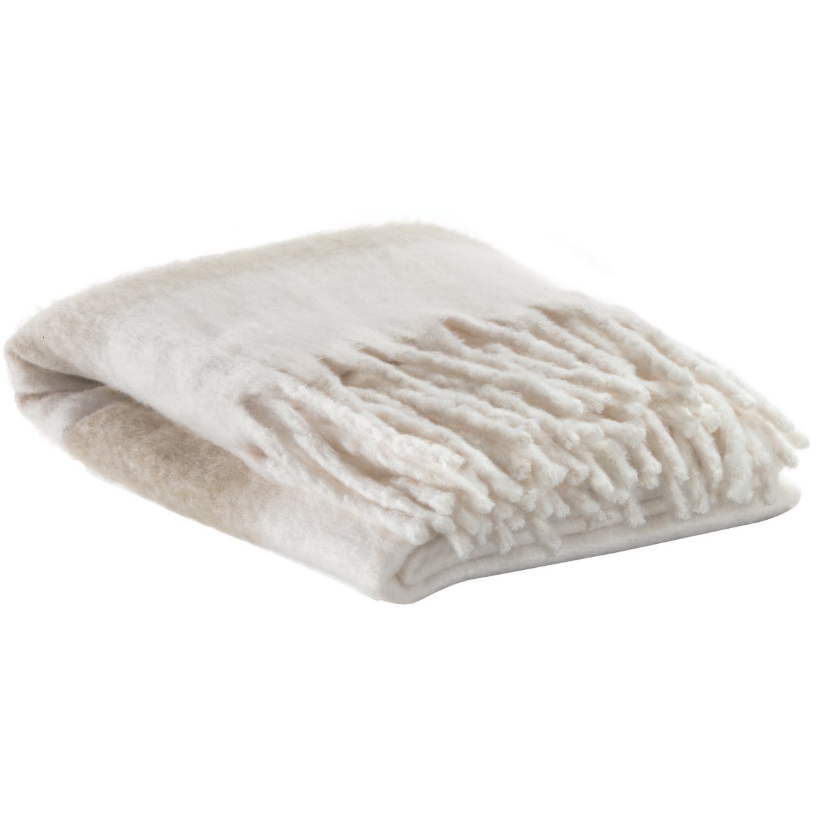 Recycled blanket Isabel Natural 130 x 160