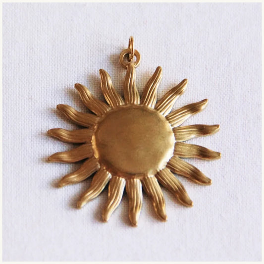 Sun XL charm (pendant for XL beaded necklace)