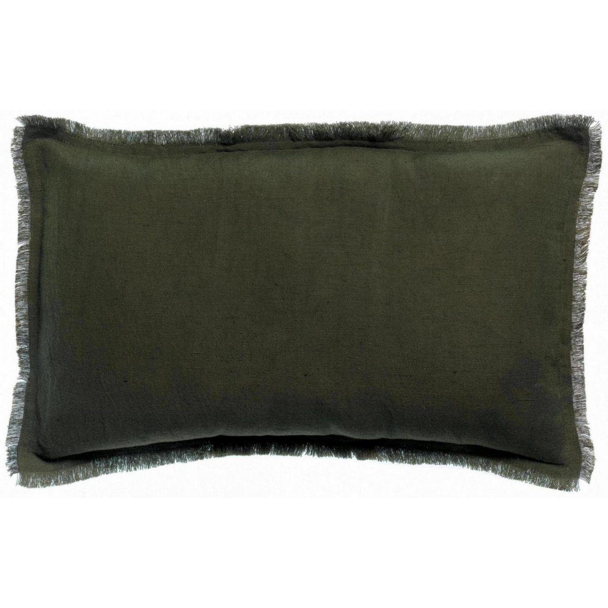 Plain cushion Laly Olive 30 x 50