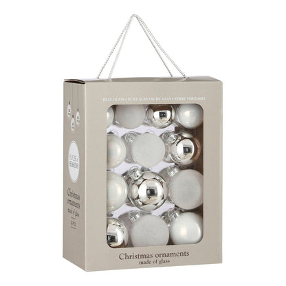 Christmas ball set White